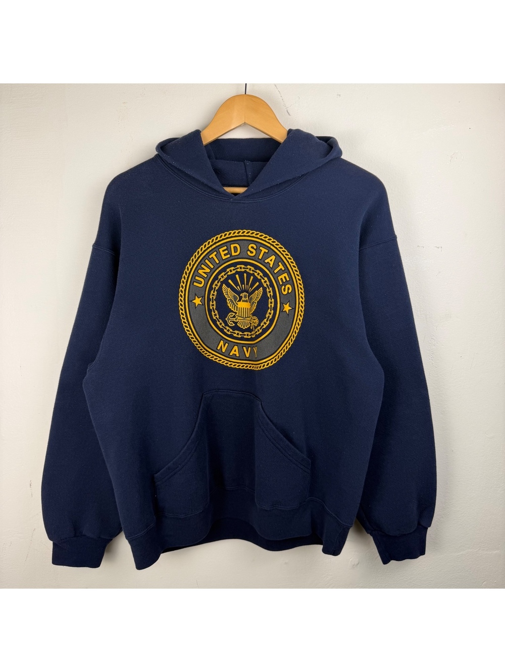 Vintage United States Navy Hoodie Men's Medium